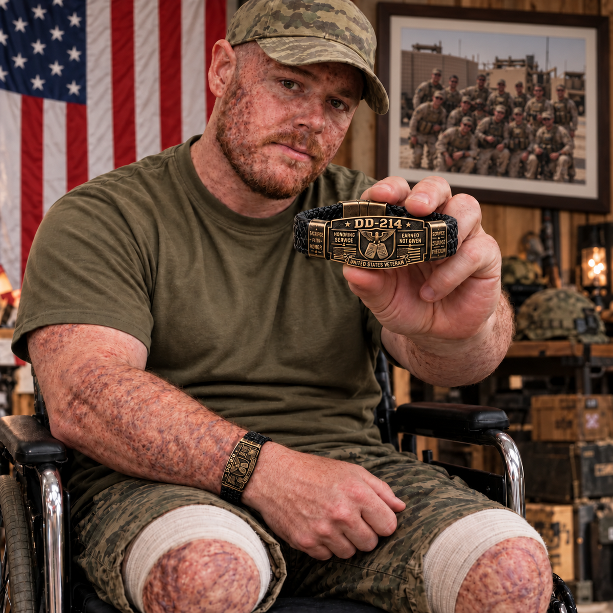 DD-214 Veteran Honor Bracelet — A Tribute to Your Service