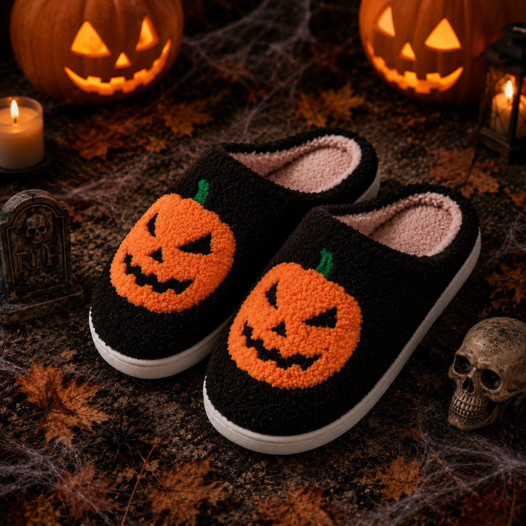🎁Limited-Time 50% OFF — Sirnedam Cloud-Soft Pumpkin Slippers