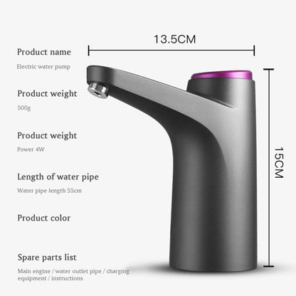 🔥 Limited-Time 50% OFF: Smart Rechargeable Water Pump – 600ml Auto-Stop, Continuous Flow & Long Battery Life