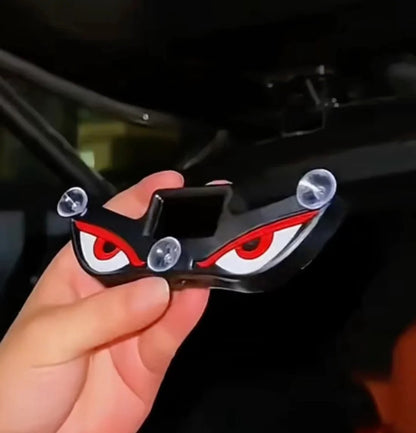 Solar LED Devil Eye Light - Auto-On/Off Wireless Car Decoration