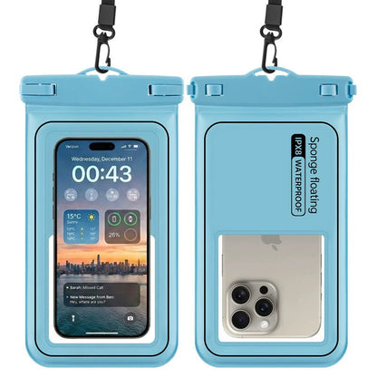 Floating Waterproof Phone Pouch – Touchscreen Dry Case for Beach, Pool & Boat Trips-1