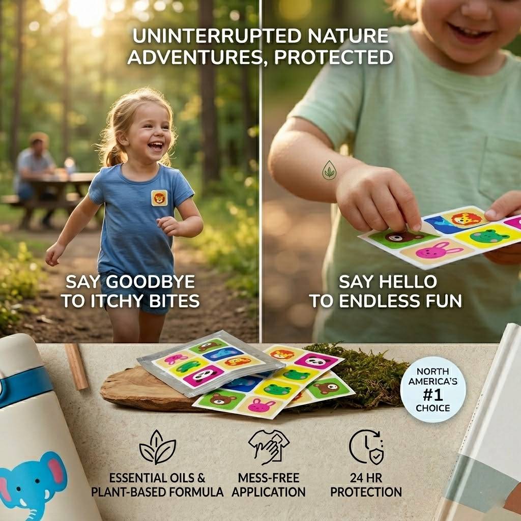 Kid-Friendly Animal Guard Patches - 36pc Fun Design Set for Worry-Free Backyard Play