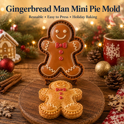 🎄 Christmas Mini Pie Moulds – 8 Festive Embossed Designs-1