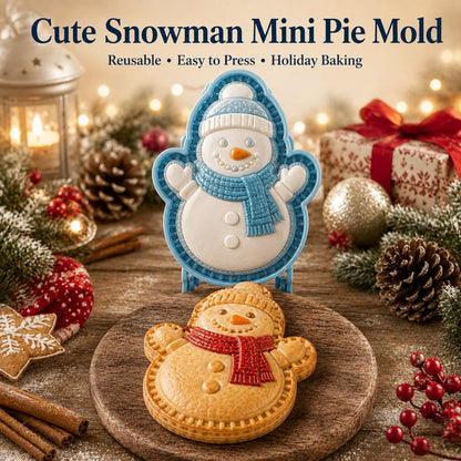 🎄 Christmas Mini Pie Moulds – 8 Festive Embossed Designs-1
