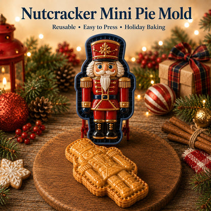 🎄 Christmas Mini Pie Moulds – 8 Festive Embossed Designs-1