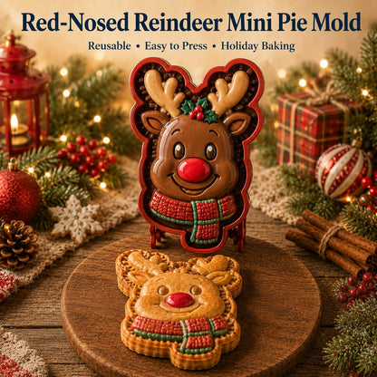 🎄 Christmas Mini Pie Moulds – 8 Festive Embossed Designs-1
