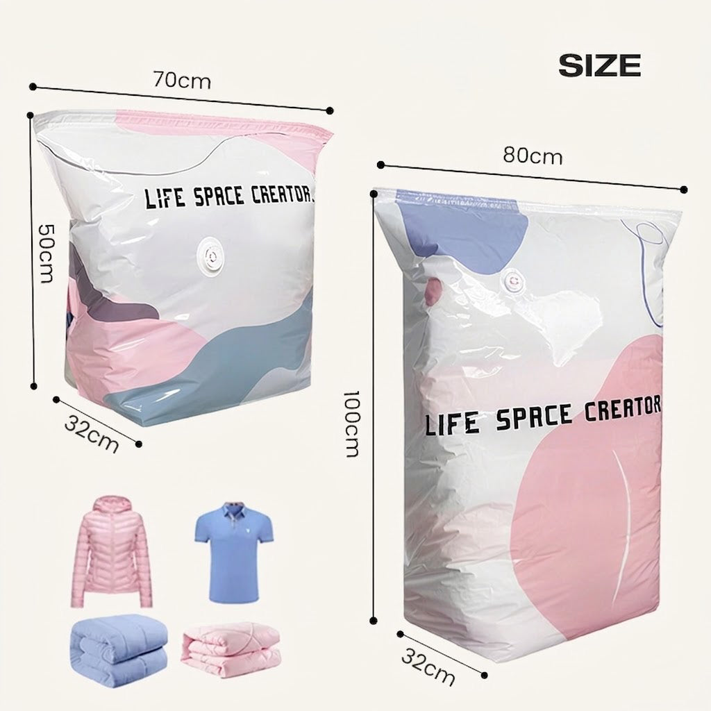 ✨The 3-Second Magic Compression Bag | No Pump, Just Press & Save Space!