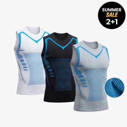 Lightweight 360° Sculpting Compression Top – Smooth Chest & Waist, Move Comfortably & Look Sharper