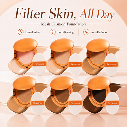 🔥 Buy 1 Get 1 FREE | AI Filter Cushion Foundation – Smooth, Filter-Like Skin in One Tap