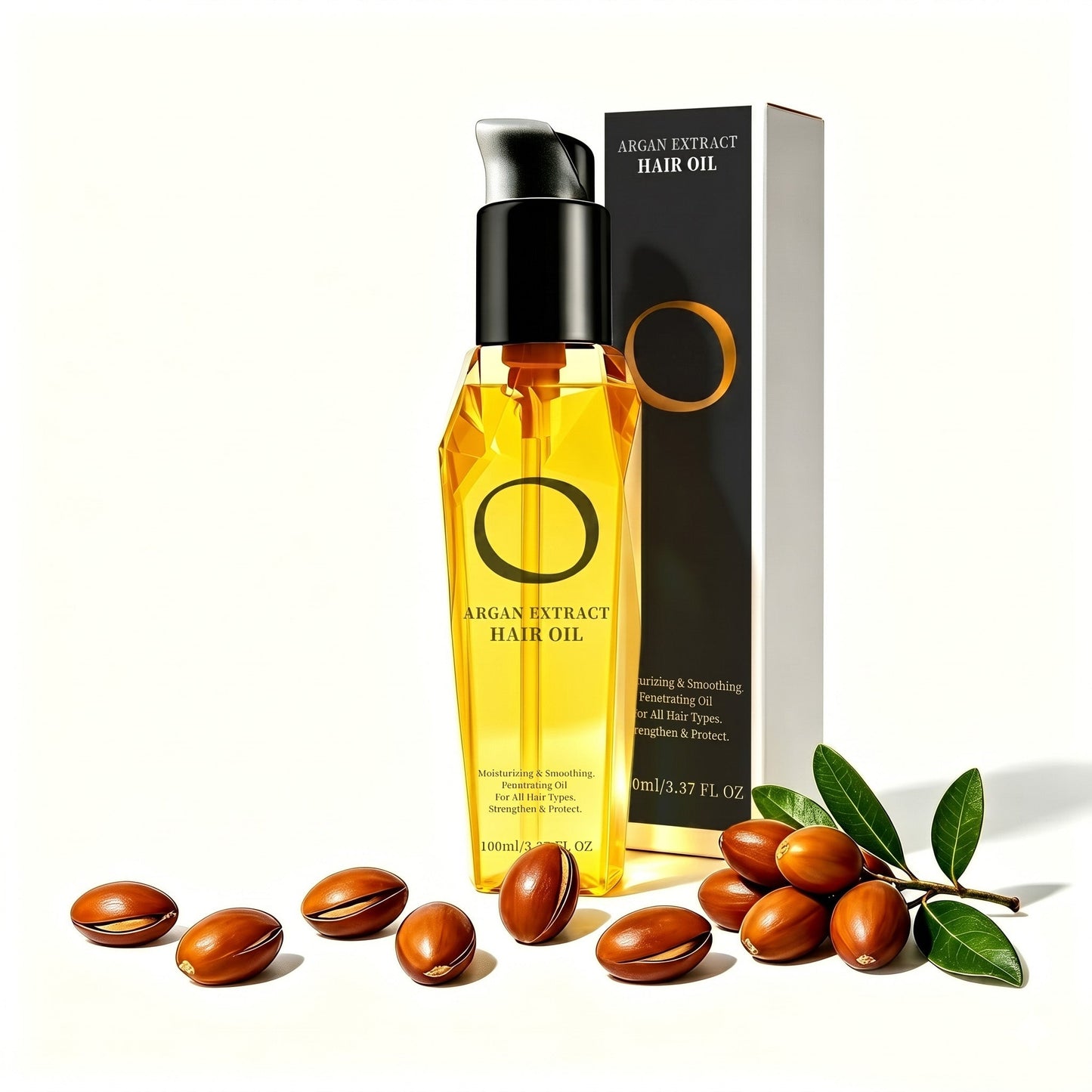 🔥 [50% OFF] Argan & Coconut Hair Elixir | Anti-Frizz & Repair (3.4 oz)-1