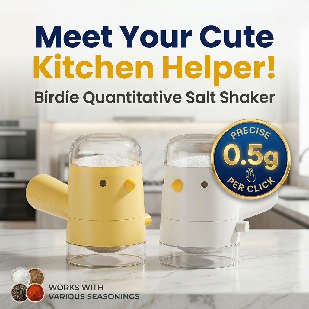 Revairau™ 0.5g Precise Portion Control Dispenser | 100% Moisture-Proof Salt & Spice Shaker