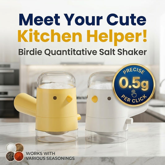 Revairau™ 0.5g Precise Portion Control Dispenser | 100% Moisture-Proof Salt & Spice Shaker