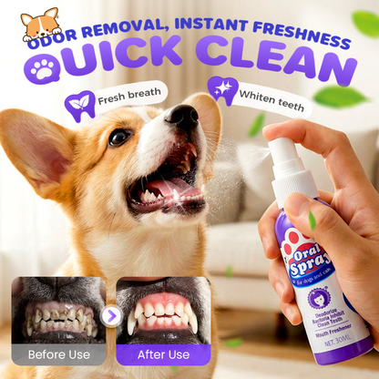 Daily Pet Dental Spray — Safe, Easy, Fresh Breath in Seconds