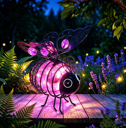 Bring Your Garden to Life Tonight — Solar Powered Hanging Bee Light-1