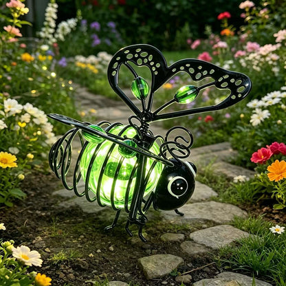 Bring Your Garden to Life Tonight — Solar Powered Hanging Bee Light-1