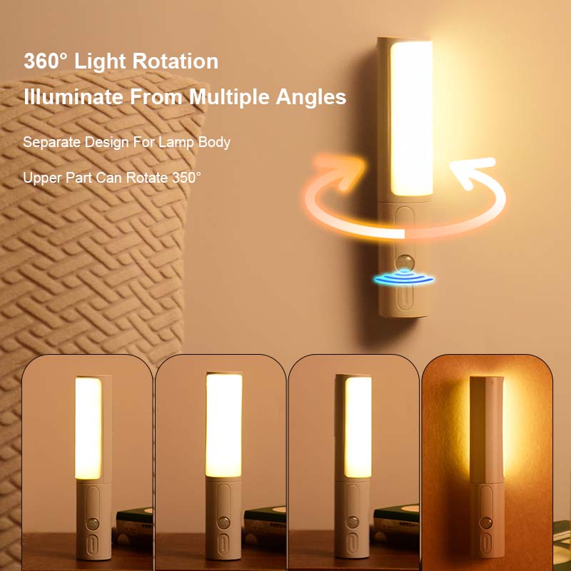 Smart Motion Sensor Night Light – Rechargeable Wireless LED Light for Safer Nights at Home