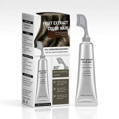 🔥Buy 1, Get 1 FREE, Comb-On Hair Color for Easy Gray Root Touch-Ups
