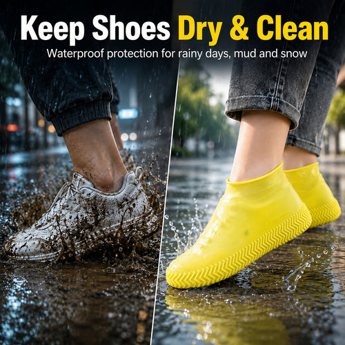 Pro-Grade Wear-Resistant Waterproof Shoe Covers (Reinforced Silicone)