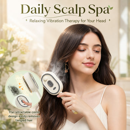 🔥Day Sale 50% OFF🔥4-in-1 Nano-Mist Detangling Spa Brush