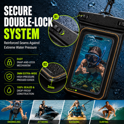Floating Waterproof Phone Pouch – Touchscreen Dry Case for Beach, Pool & Boat Trips-1