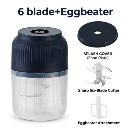 🔥 Flash Sale 50% OFF: Electric Mini Food Chopper | USB Rechargeable, 100% Waterproof-1
