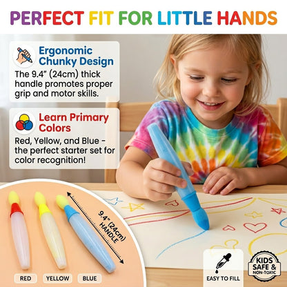 2026 Edition: Magic Sidewalk Art Kit (3-Pen Sibling Set)