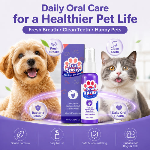 Daily Pet Dental Spray — Safe, Easy, Fresh Breath in Seconds