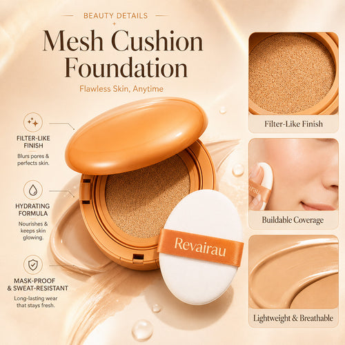 🔥 Buy 1 Get 1 FREE | AI Filter Cushion Foundation – Smooth, Filter-Like Skin in One Tap