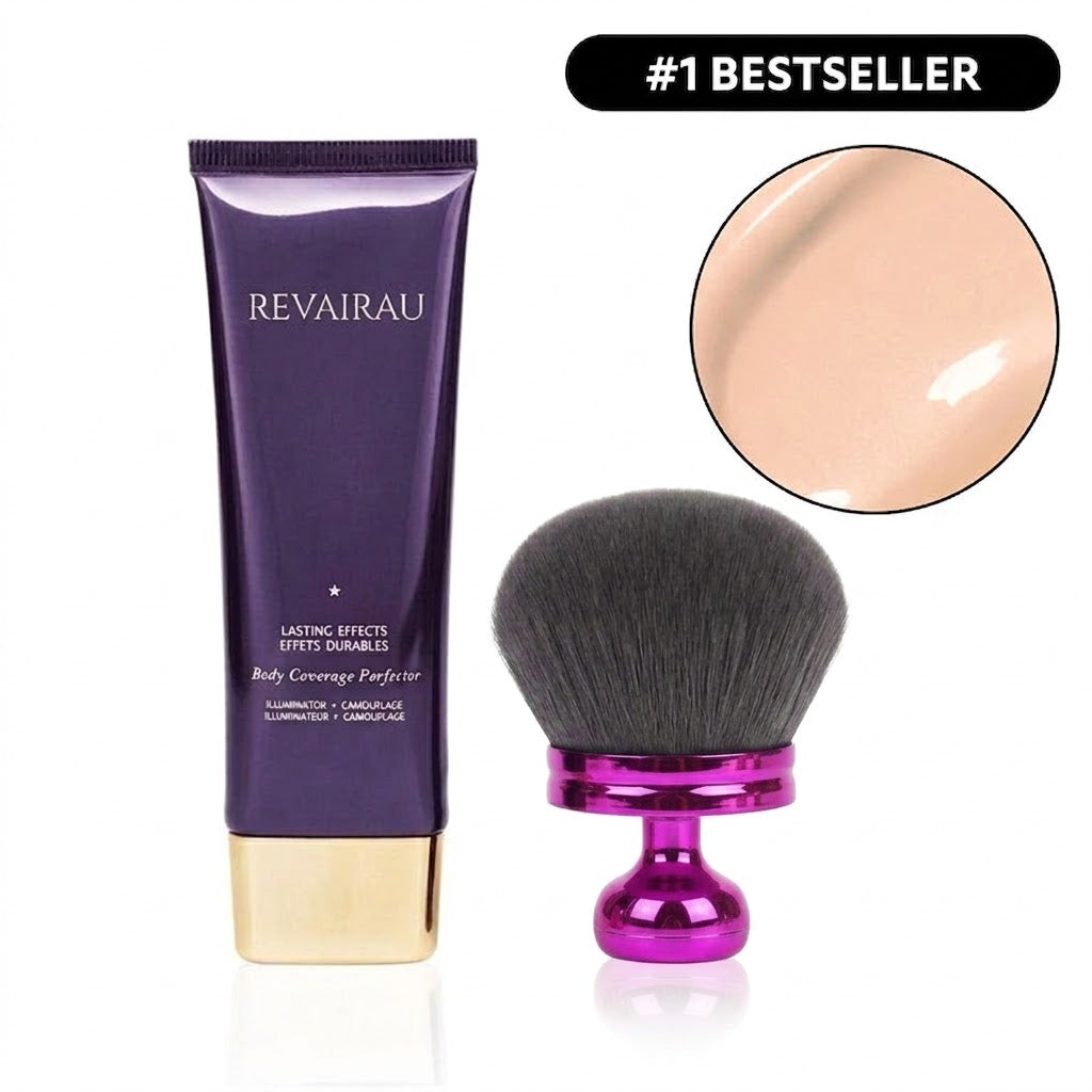 🎁 TODAY'S DEAL: Claim Your FREE Brush + 45% OFF Our Best-Selling Body Coverage Perfector for Flawless Legs & Arms! 💦🔥