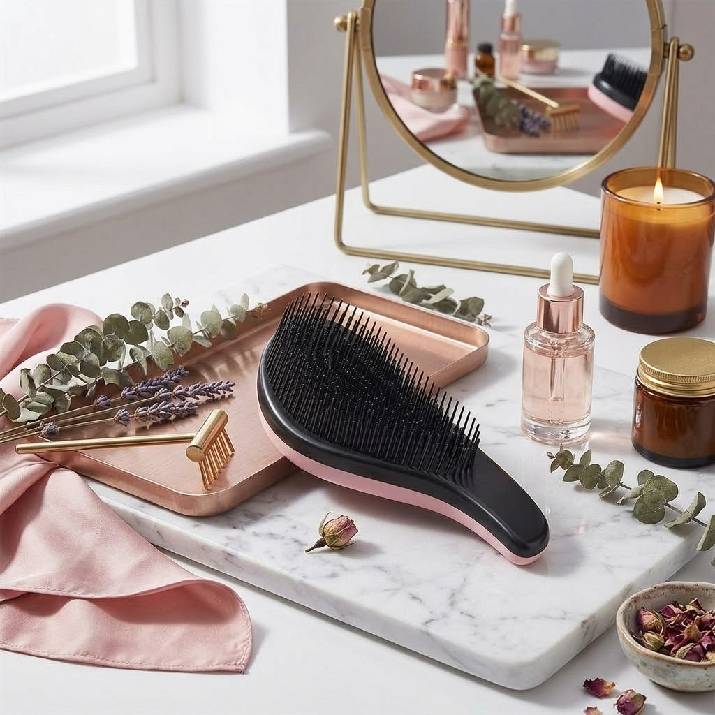 Professional Anti-Frizz Detangling Hairbrush