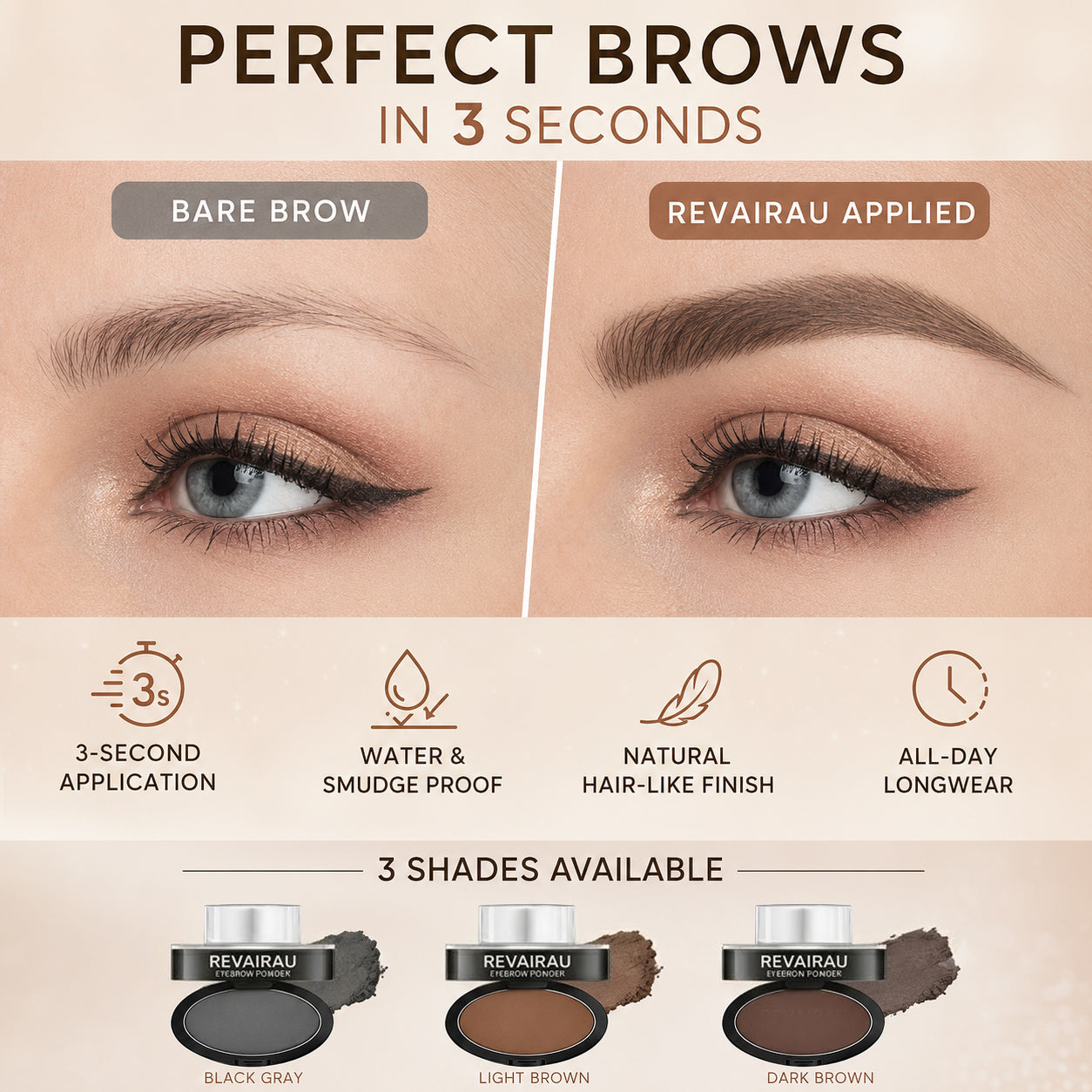 Revairau™ 3-Second Brow Stamp