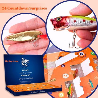 2026 Fishing Advent Calendar – 24 Days of Fishing Joy Christmas Countdown for Fishing Lovers-1