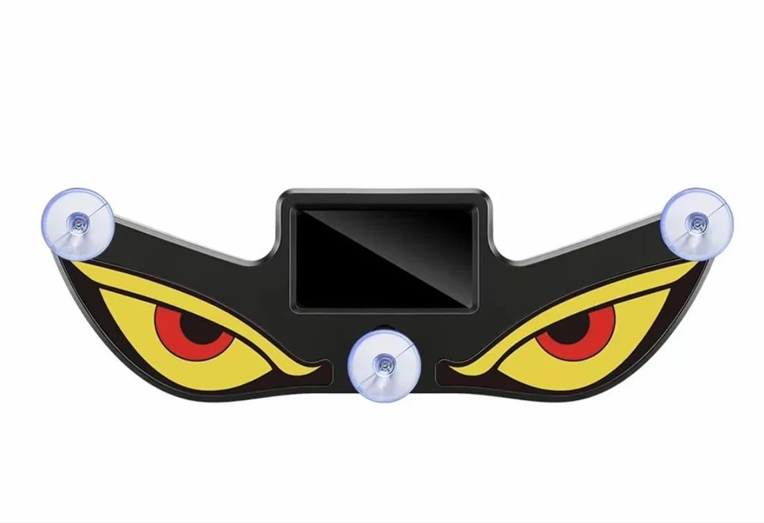 Solar LED Devil Eye Light - Auto-On/Off Wireless Car Decoration
