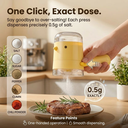 Revairau™ 0.5g Precise Portion Control Dispenser | 100% Moisture-Proof Salt & Spice Shaker