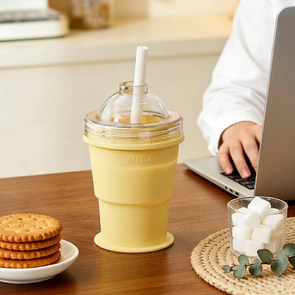 Magic Chill Cup | 2-in-1 Collapsible Ice Maker