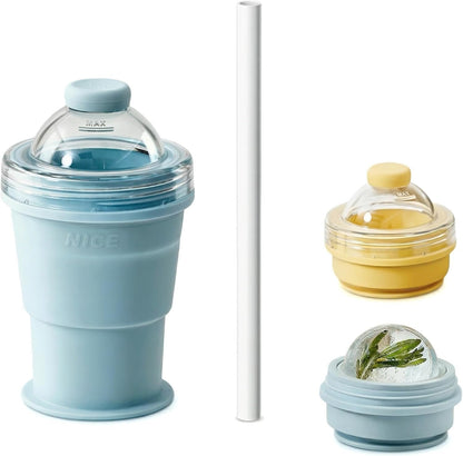 Magic Chill Cup | 2-in-1 Collapsible Ice Maker