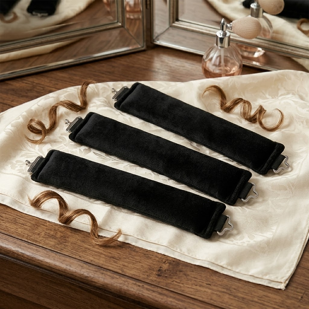 Professional Heatless Hair Curling Ribbon Set