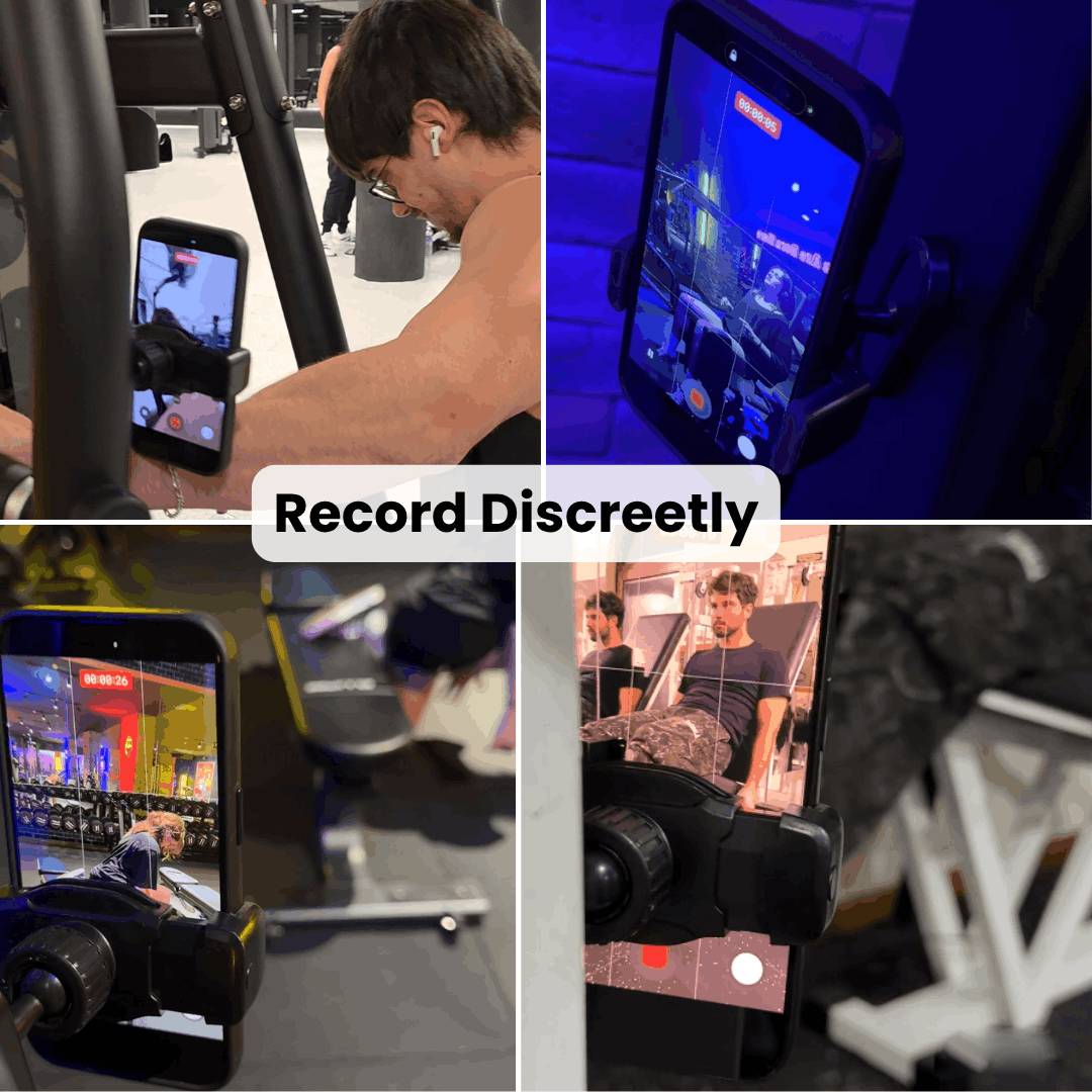 🧲 Magnetic GymMount | 360° Hands-Free Phone Holder for Workout Recording 💪
