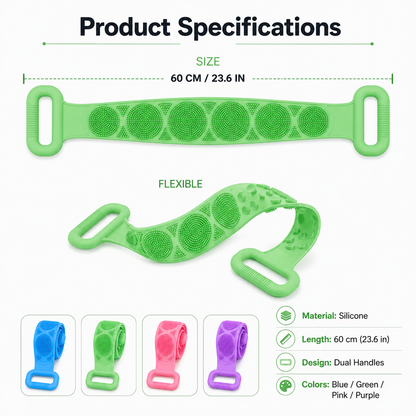 Brand New Silicone Back Scrubber