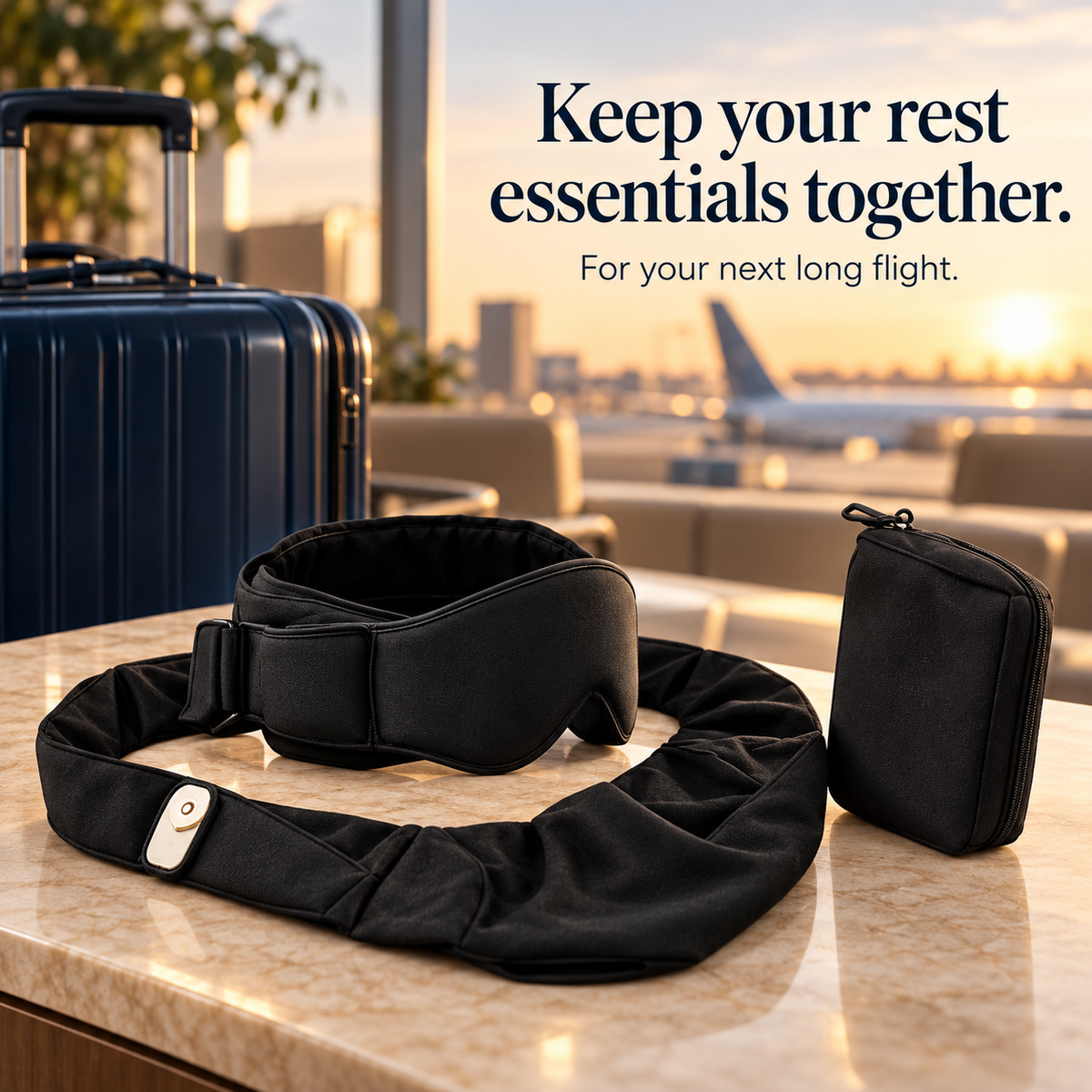 The Flight Rest Essential — Premium 3-in-1 Head & Arm Support-1