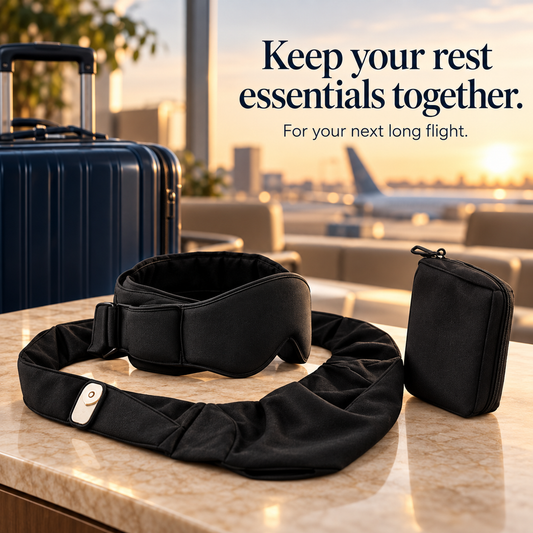 The Flight Rest Essential — Premium 3-in-1 Head & Arm Support