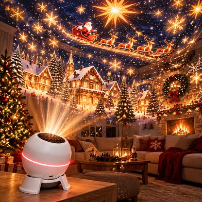✨Moving Holiday Pattern Projector – 8-Theme & Music Options