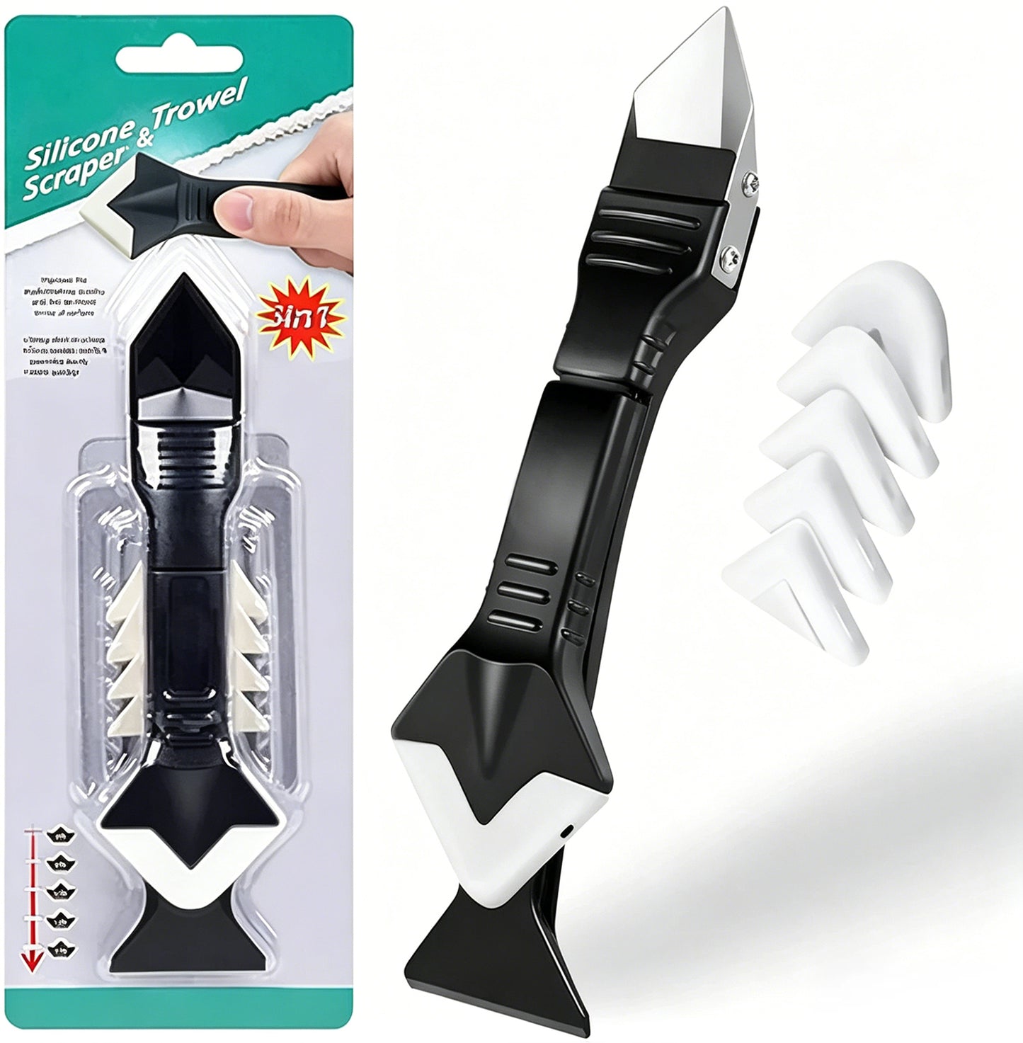 🔥 Last day Buy 1 Get 1 Free｜This 3-in-1 Tool Makes Caulking Easy For Anyone