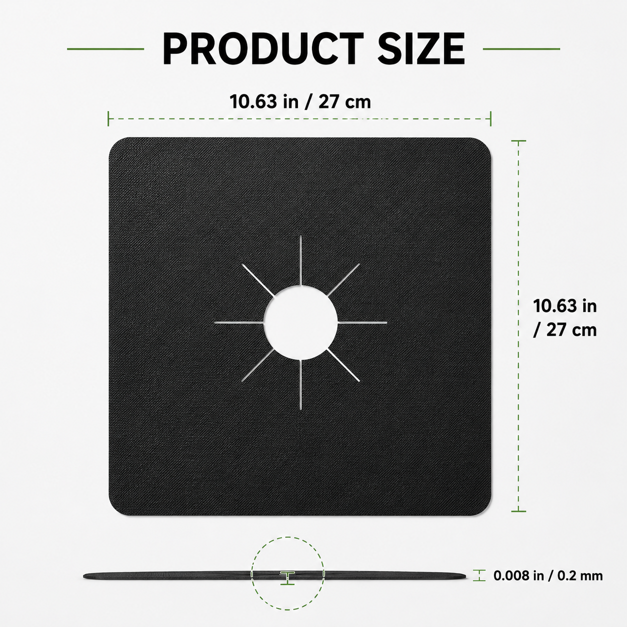 Gas Stove Burner Covers 4 Pack