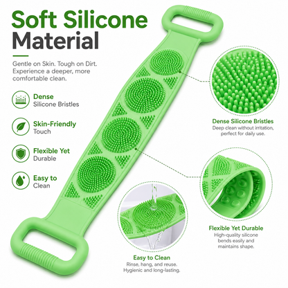 Brand New Silicone Back Scrubber