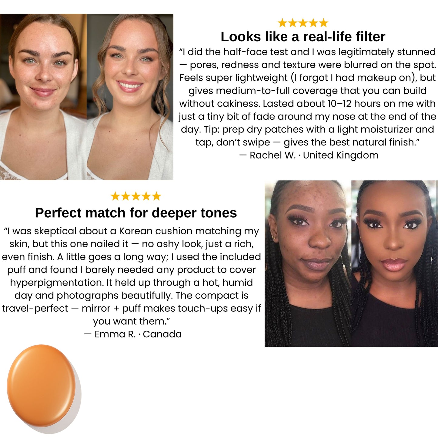 AI Filter Cushion Foundation – Smooth, Filter-Like Skin in One Tap | Buy 1 Get 1 FREE-1