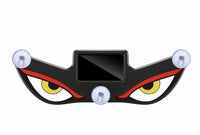 Yellow eyes and red eyebrows and Low white eyes