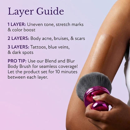 🎁 TODAY'S DEAL: Claim Your FREE Brush + 45% OFF Our Best-Selling Body Coverage Perfector for Flawless Legs & Arms! 💦🔥