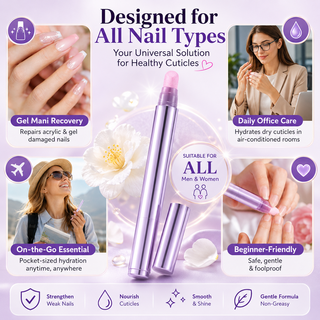 🎁Buy one, Get one FREE — Jojoba & Camellia Nail Care Pen