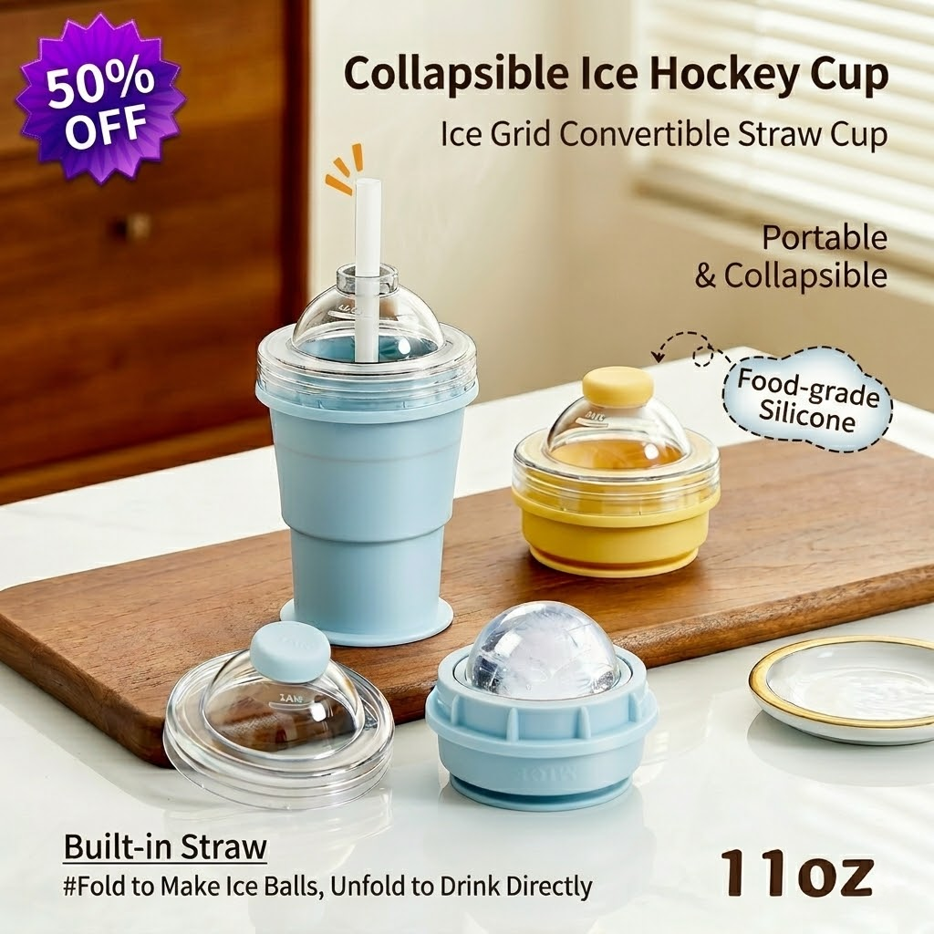 Magic Chill Cup | 2-in-1 Collapsible Ice Maker